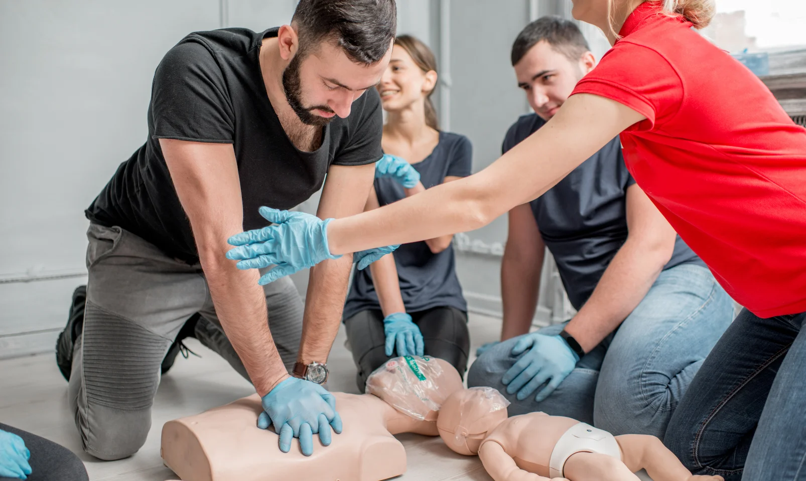 First Aid Training people